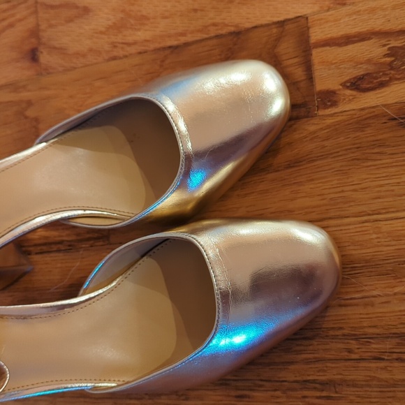 JCrew Factory Ankle Strap Block Heels - Picture 11 of 11